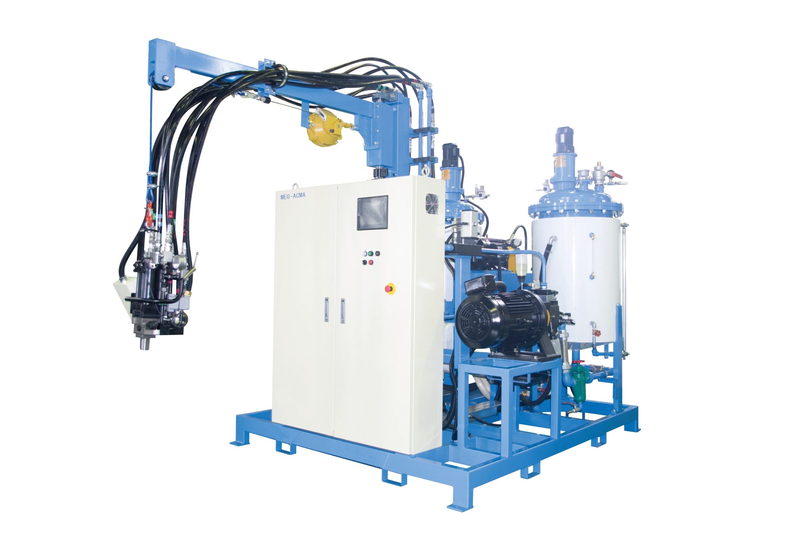 Pressurized Injection Machine MEG-ACMA TYPE DICYCLOPENTADIENE(DCPD) HIGH-PRESSURE INJECTION MACHINE ...