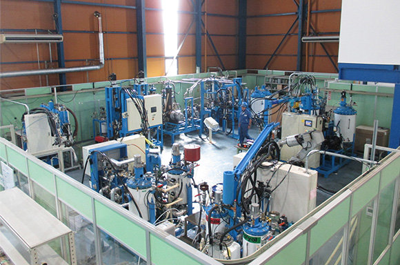 テスト設備の写真①